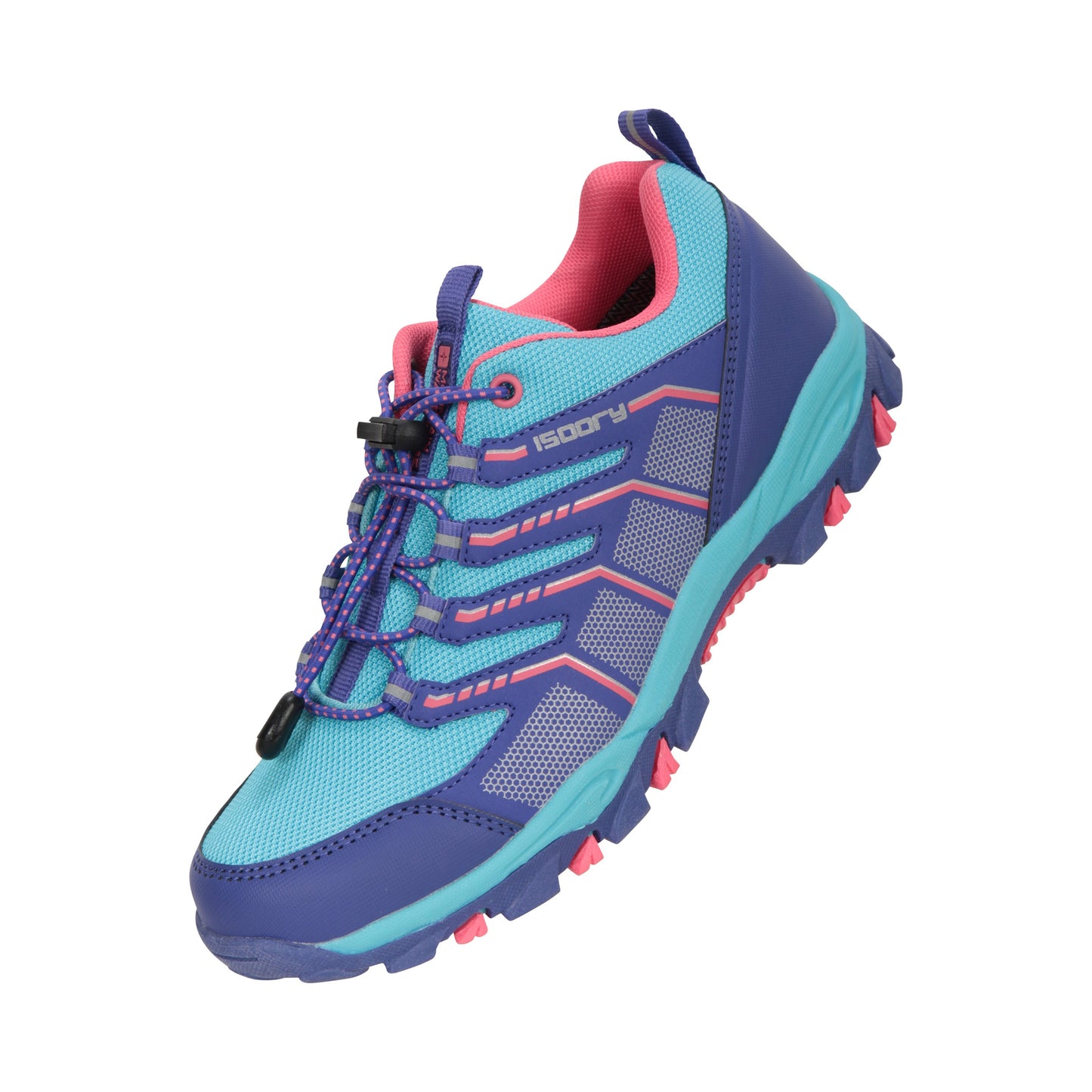 Bright Blue - Front - Mountain Warehouse Childrens-Kids Bolt Waterproof Trainers