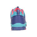 Bright Blue - Back - Mountain Warehouse Childrens-Kids Bolt Waterproof Trainers