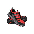 Active Red - Front - Mountain Warehouse Childrens-Kids Bolt Waterproof Trainers