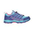 Blue - Back - Mountain Warehouse Childrens-Kids Bolt Waterproof Trainers