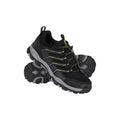 Black - Front - Mountain Warehouse Childrens-Kids Bolt Waterproof Trainers
