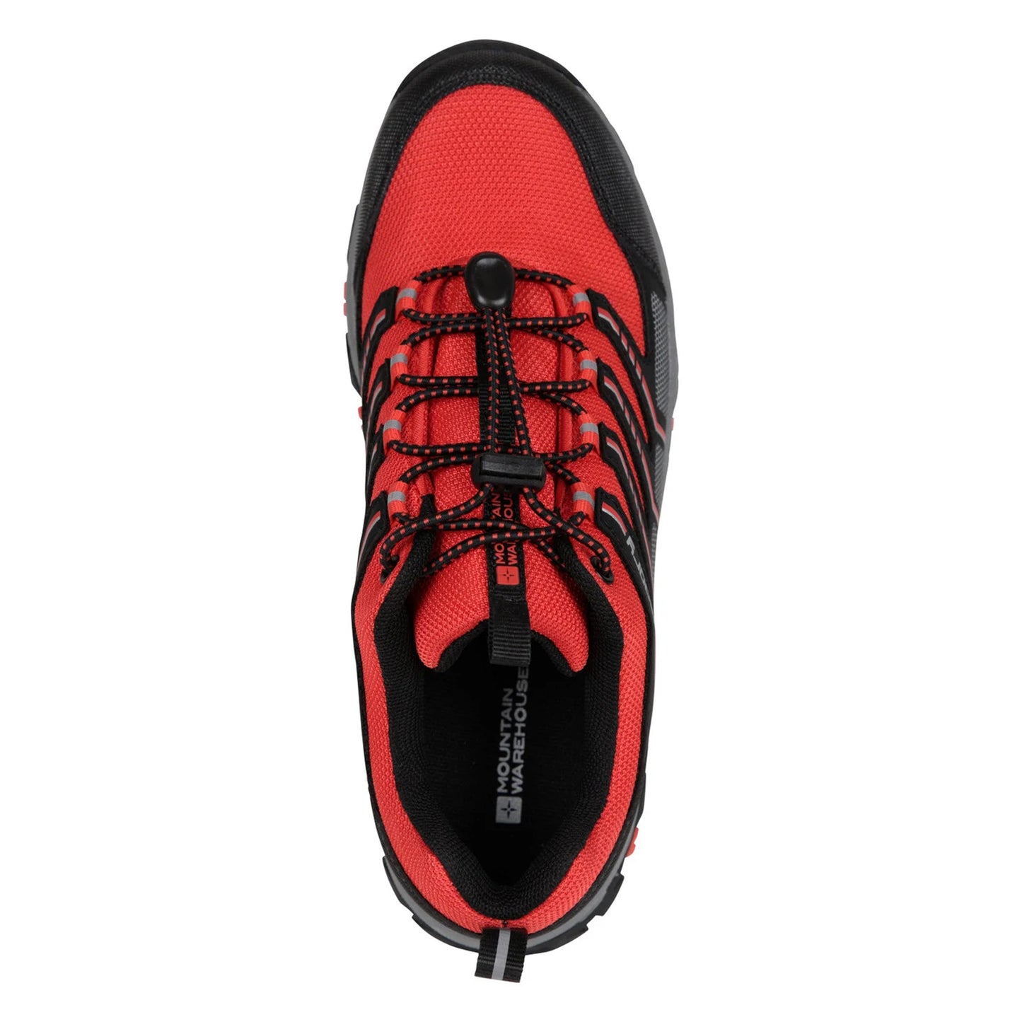 Active Red - Close up - Mountain Warehouse Childrens-Kids Bolt Waterproof Trainers