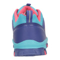 Blue - Side - Mountain Warehouse Childrens-Kids Bolt Waterproof Trainers