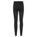 Black - Back - Mountain Warehouse Womens-Ladies Fluffy Fleece Lined Thermal Leggings