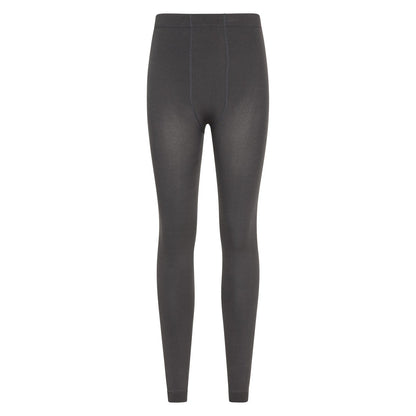 Grey - Front - Mountain Warehouse Womens-Ladies Fluffy Fleece Lined Thermal Leggings