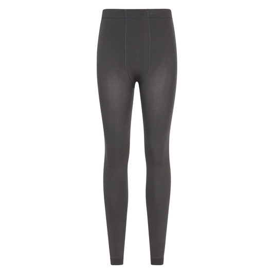Grey - Front - Mountain Warehouse Womens-Ladies Fluffy Fleece Lined Thermal Leggings