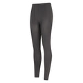 Grey - Side - Mountain Warehouse Womens-Ladies Fluffy Fleece Lined Thermal Leggings