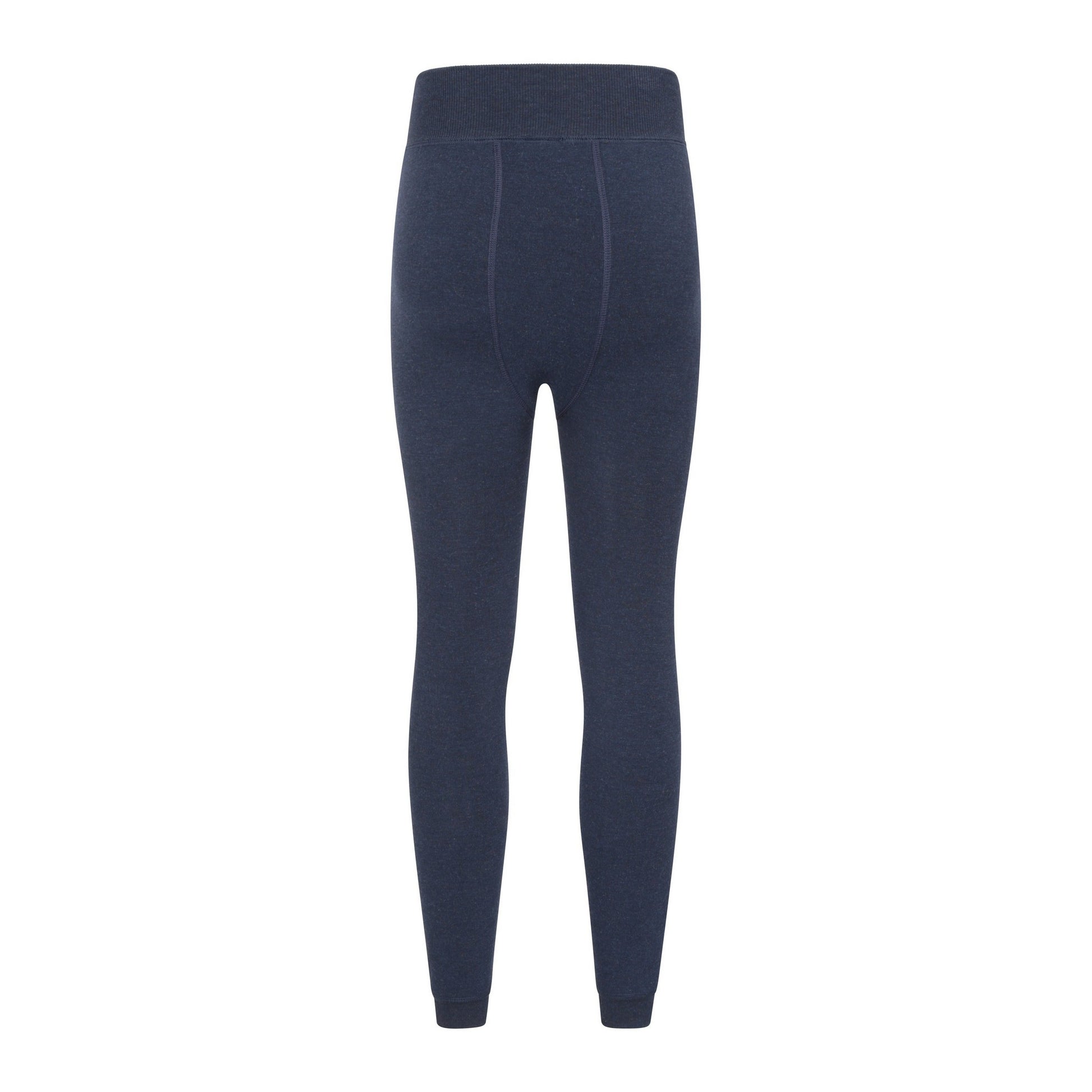 Navy - Back - Mountain Warehouse Womens-Ladies Fluffy Fleece Lined Thermal Leggings