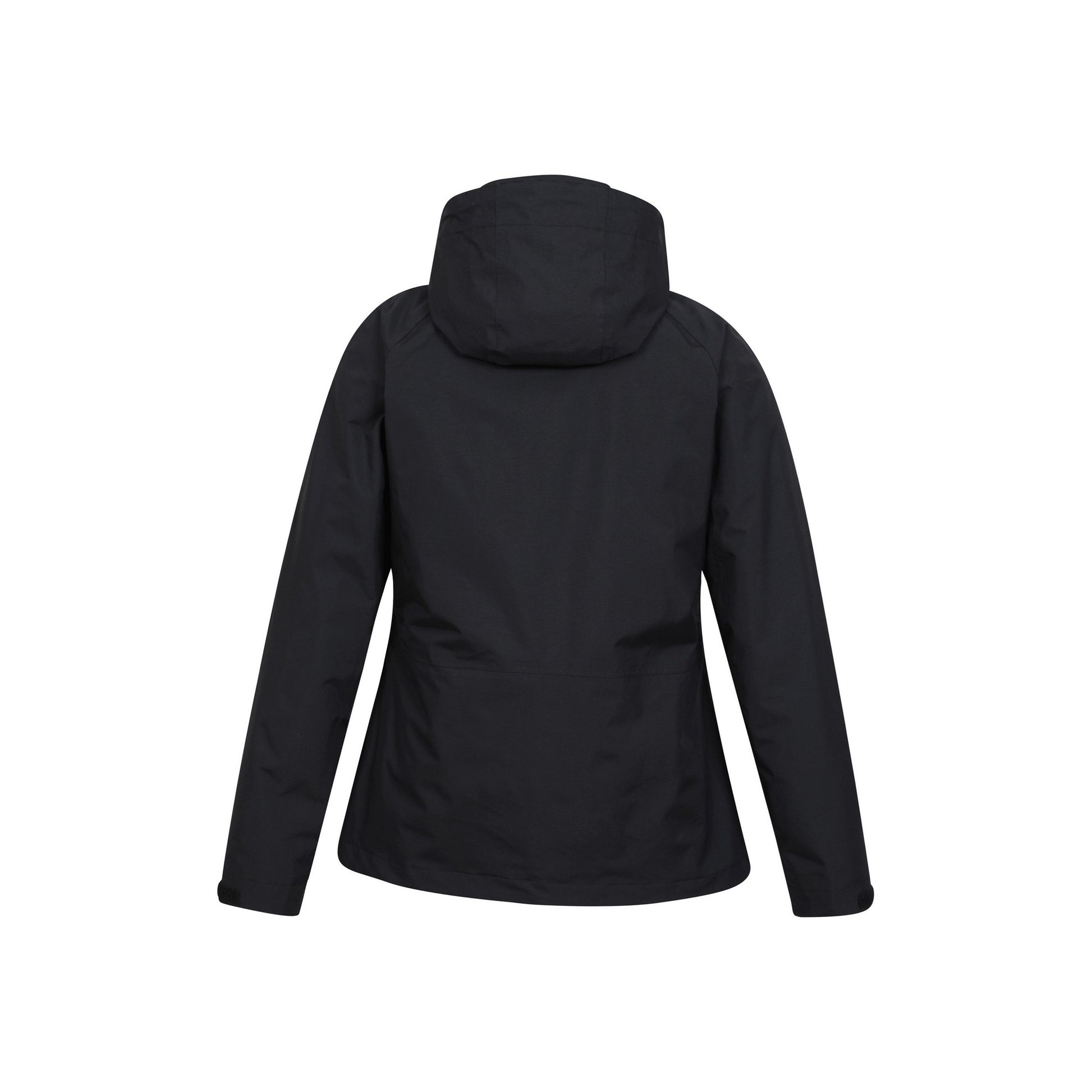 Black - Back - Mountain Warehouse Womens-Ladies Thunderstorm II 3 in 1 Waterproof Jacket