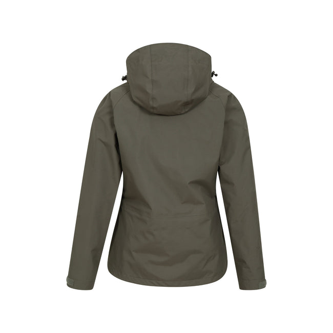 Khaki Green - Back - Mountain Warehouse Womens-Ladies Thunderstorm II 3 in 1 Waterproof Jacket