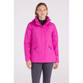 Bright Pink - Front - Mountain Warehouse Womens-Ladies Thunderstorm II 3 in 1 Waterproof Jacket