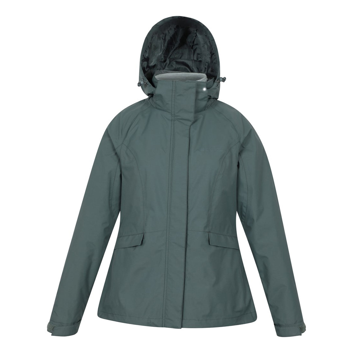 Light Khaki - Front - Mountain Warehouse Womens-Ladies Thunderstorm II 3 in 1 Waterproof Jacket