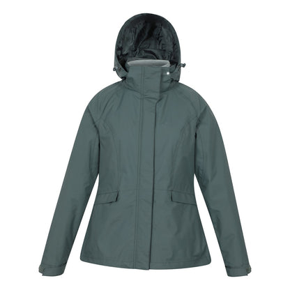 Light Khaki - Front - Mountain Warehouse Womens-Ladies Thunderstorm II 3 in 1 Waterproof Jacket