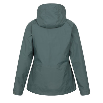 Light Khaki - Back - Mountain Warehouse Womens-Ladies Thunderstorm II 3 in 1 Waterproof Jacket