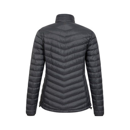 Black - Back - Mountain Warehouse Womens-Ladies Extreme II Featherweight Down Jacket