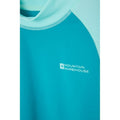 Teal - Lifestyle - Mountain Warehouse Childrens-Kids Long-Sleeved Rash Top