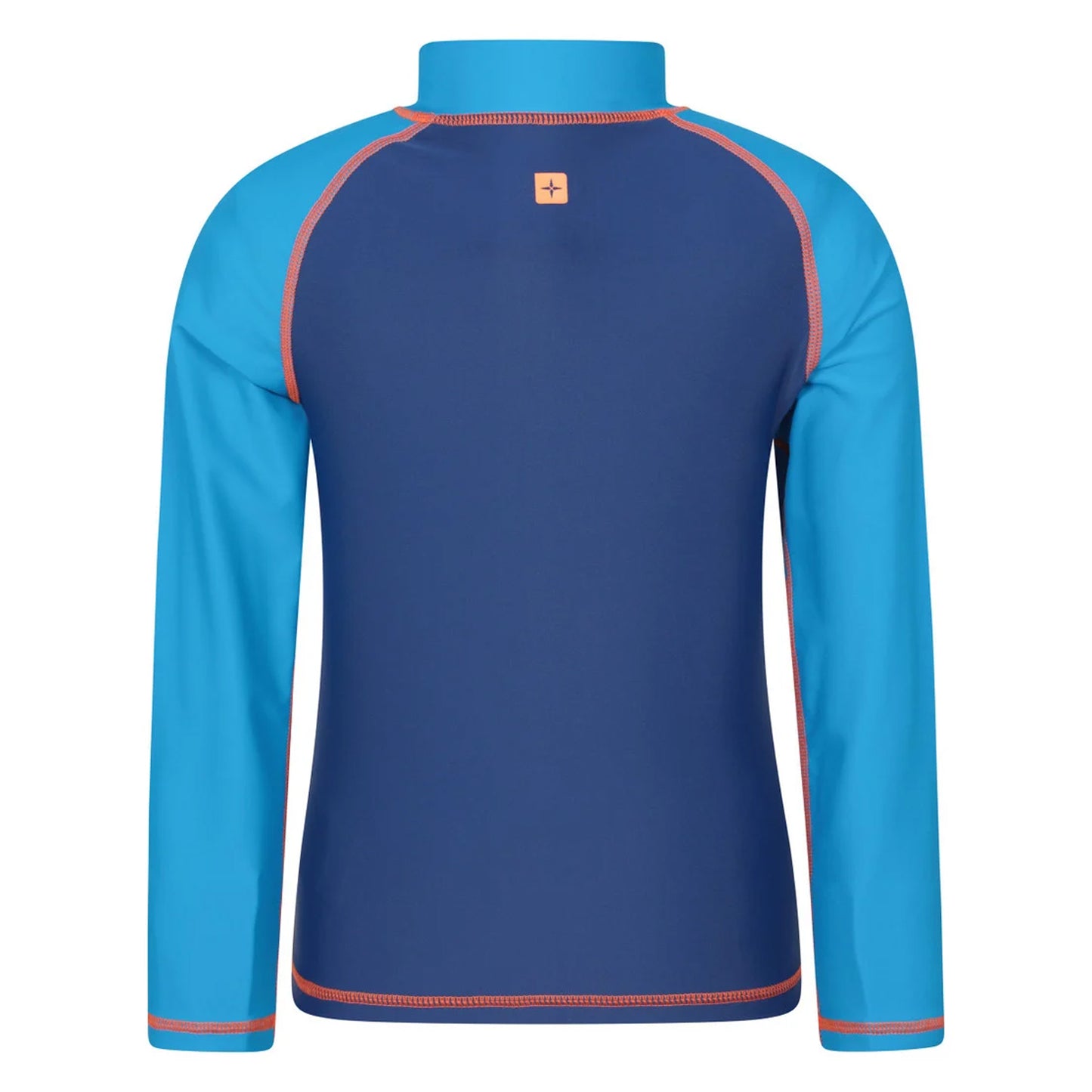 Bright Blue - Back - Mountain Warehouse Childrens-Kids Long-Sleeved Rash Top