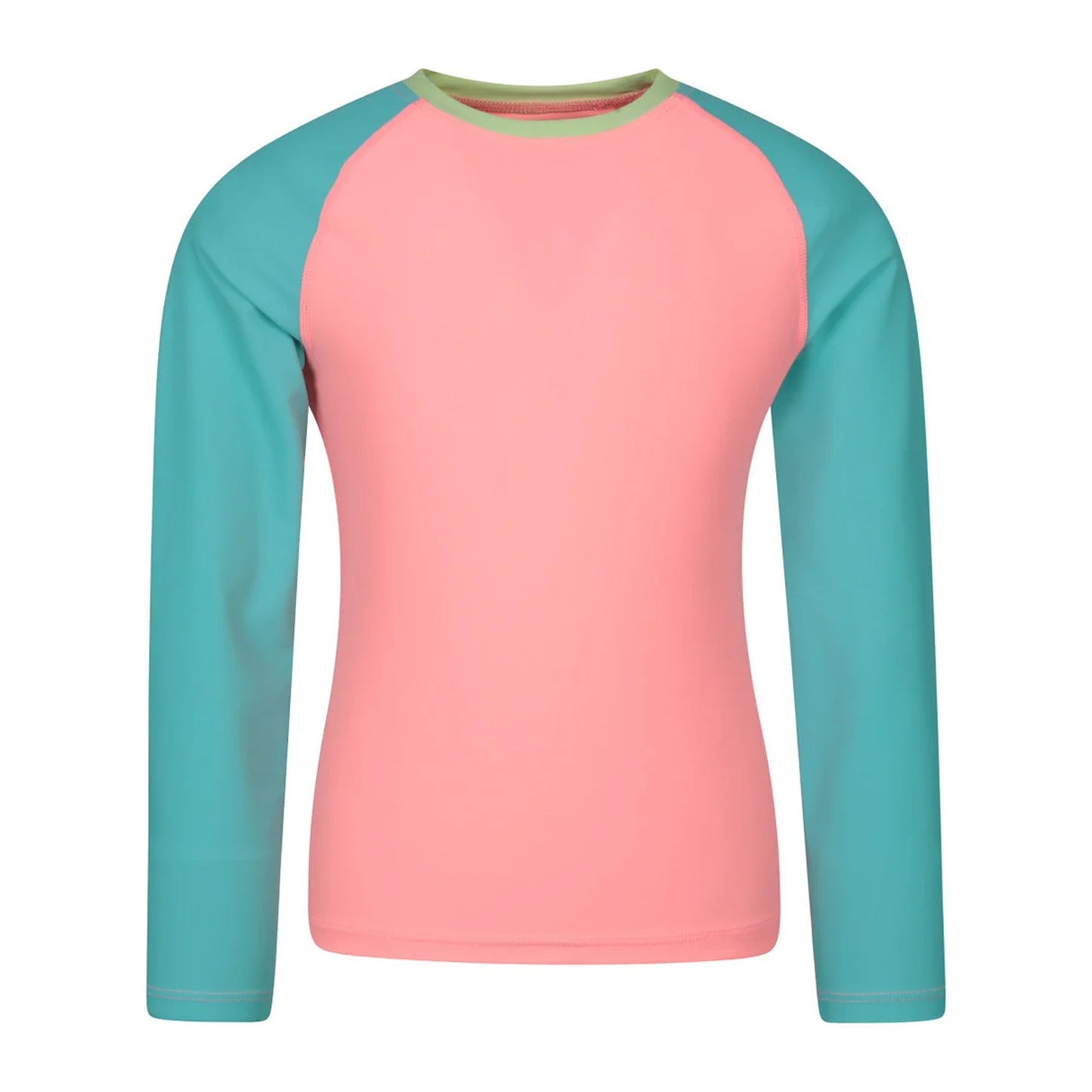 Coral - Front - Mountain Warehouse Childrens-Kids Long-Sleeved Rash Top