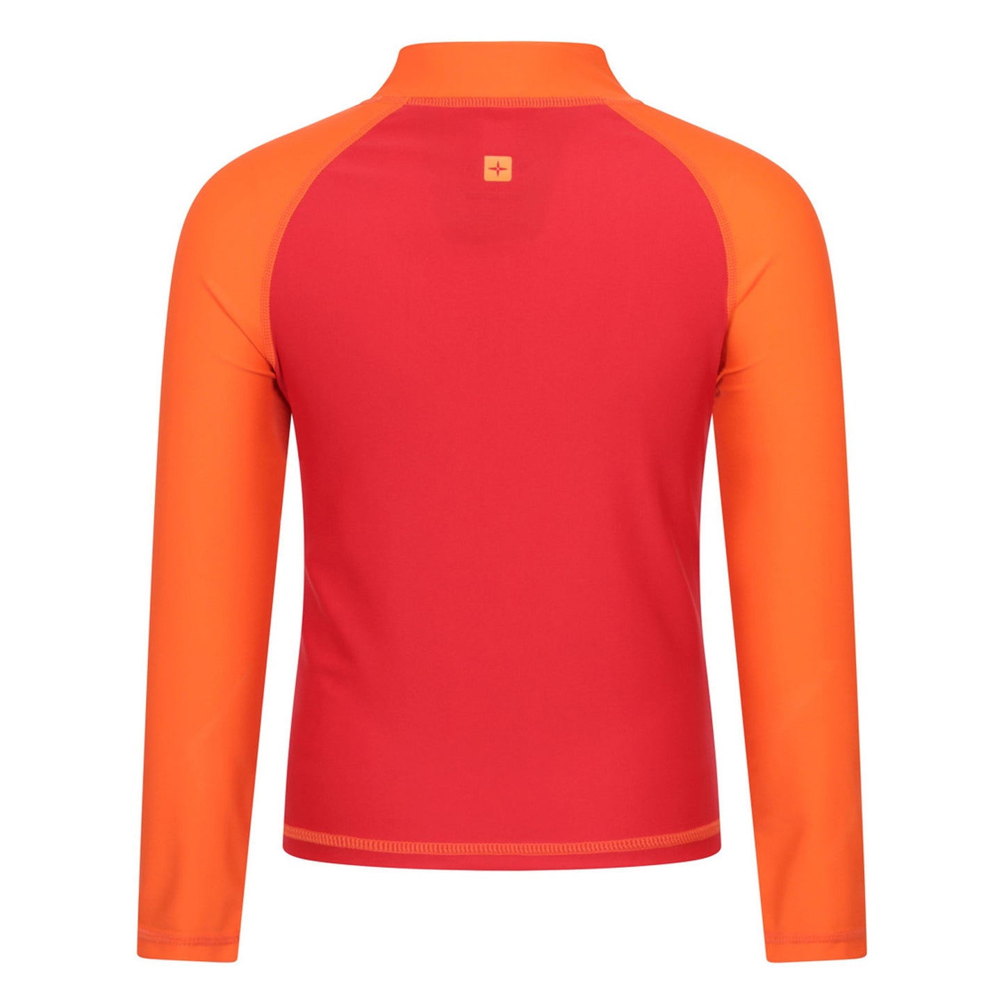 Dark Red - Back - Mountain Warehouse Childrens-Kids Long-Sleeved Rash Top