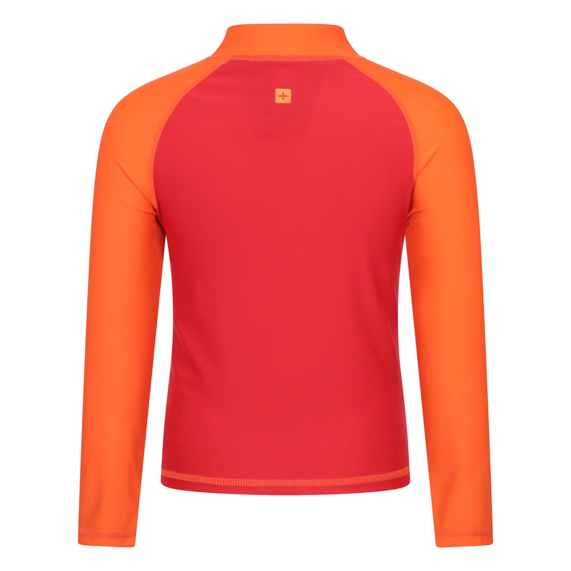 Dark Red - Back - Mountain Warehouse Childrens-Kids Long-Sleeved Rash Top