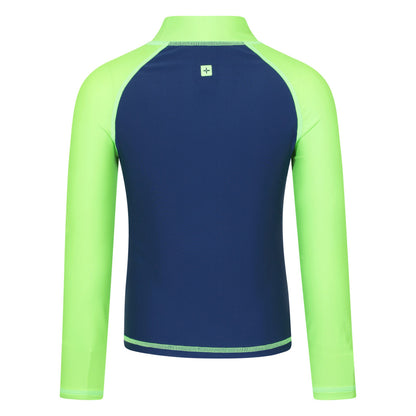 Green - Back - Mountain Warehouse Childrens-Kids Long-Sleeved Rash Top