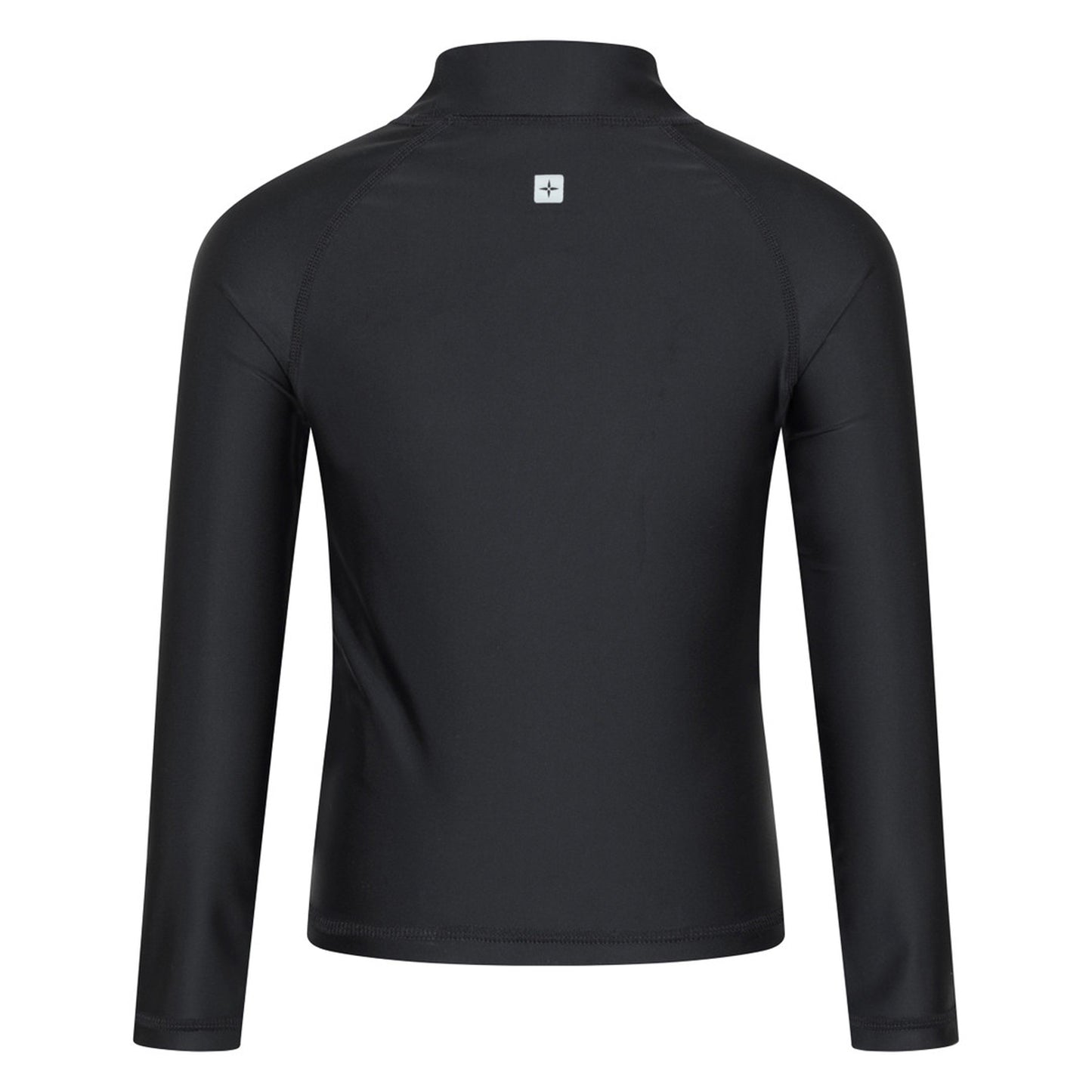 Jet Black - Back - Mountain Warehouse Childrens-Kids Long-Sleeved Rash Top