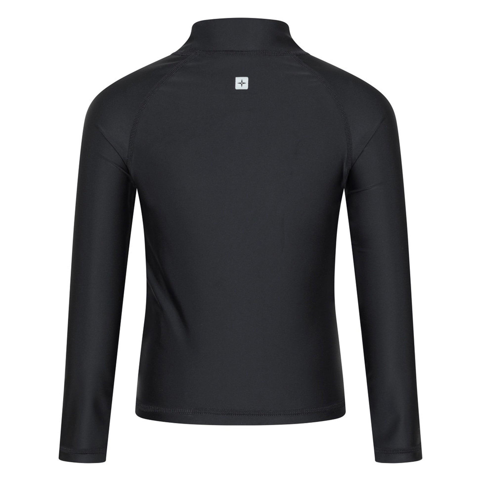 Jet Black - Back - Mountain Warehouse Childrens-Kids Long-Sleeved Rash Top