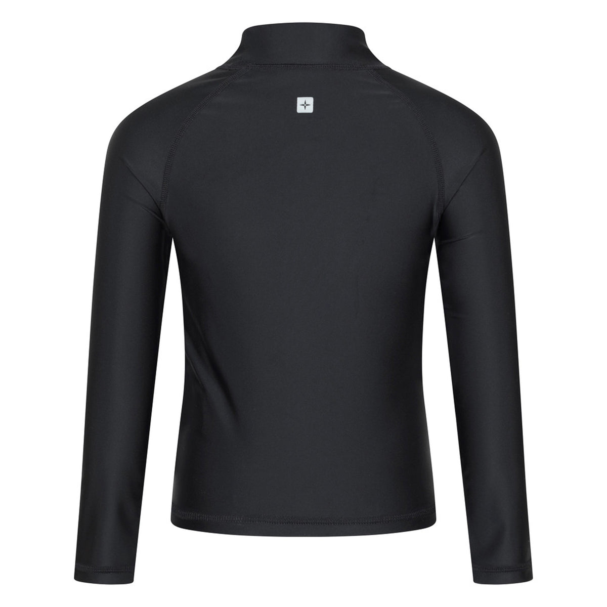Jet Black - Back - Mountain Warehouse Childrens-Kids Long-Sleeved Rash Top