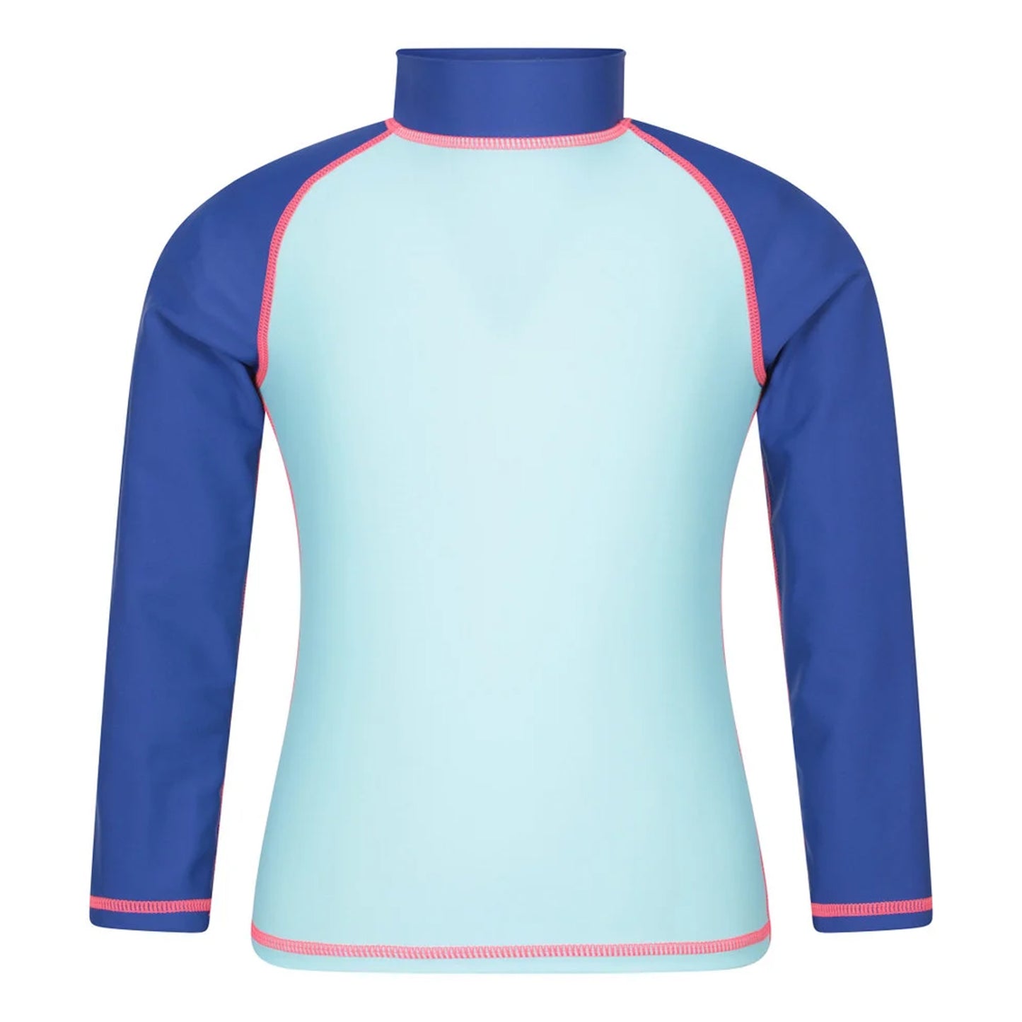 Pale Blue - Front - Mountain Warehouse Childrens-Kids Long-Sleeved Rash Top