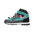 Teal - Side - Mountain Warehouse Childrens-Kids Scale Waterproof Walking Boots