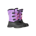 Dark Purple - Close up - Mountain Warehouse Childrens-Kids Whistler Adaptive Snow Boots