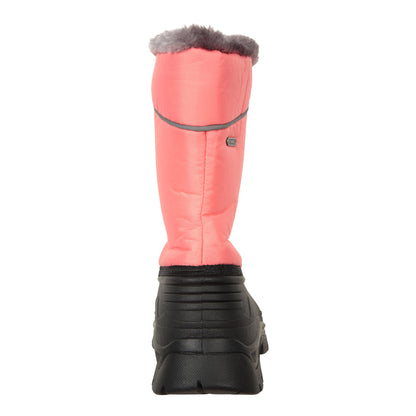 Coral - Side - Mountain Warehouse Childrens-Kids Whistler Adaptive Snow Boots