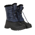 Navy - Front - Mountain Warehouse Childrens-Kids Whistler Adaptive Snow Boots