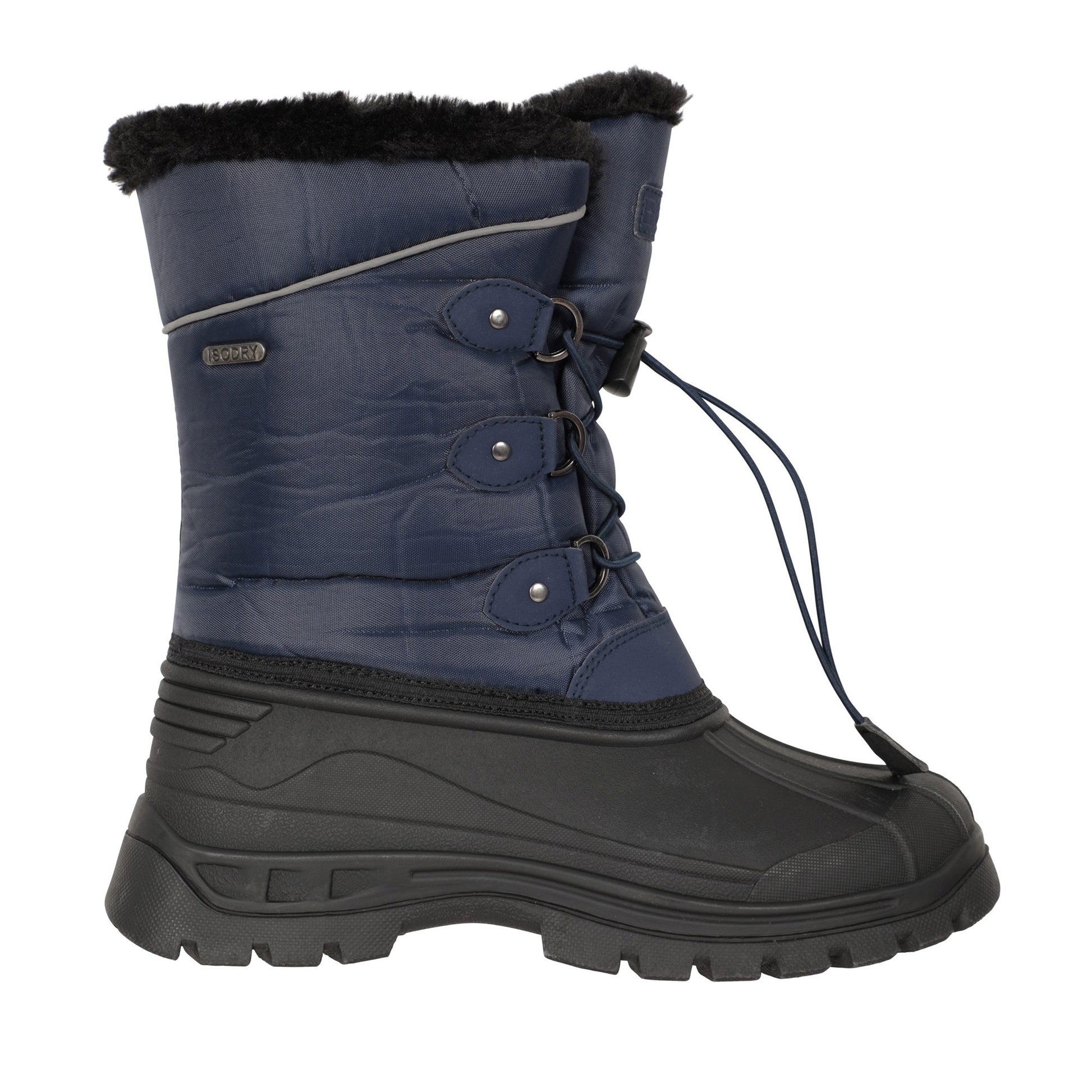 Navy - Back - Mountain Warehouse Childrens-Kids Whistler Adaptive Snow Boots