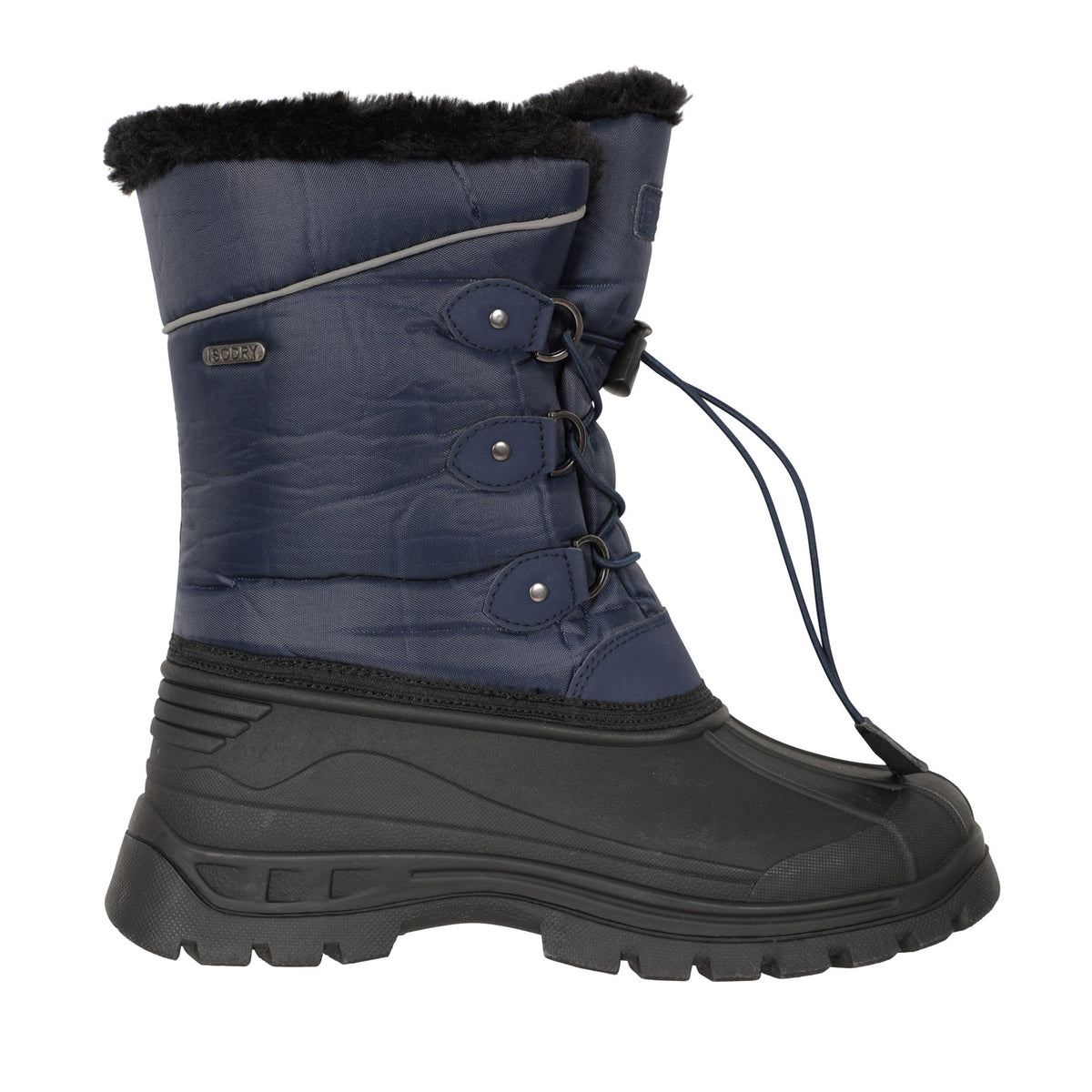 Navy - Back - Mountain Warehouse Childrens-Kids Whistler Adaptive Snow Boots