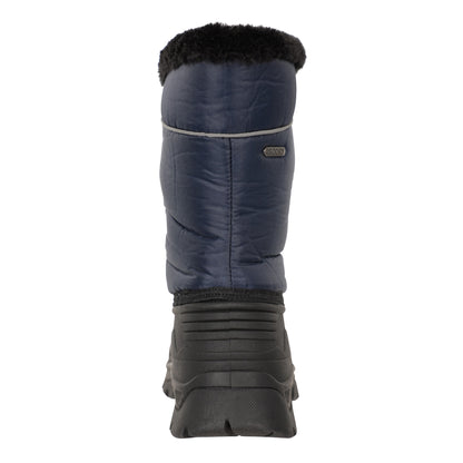 Navy - Side - Mountain Warehouse Childrens-Kids Whistler Adaptive Snow Boots