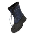 Navy - Pack Shot - Mountain Warehouse Childrens-Kids Whistler Adaptive Snow Boots