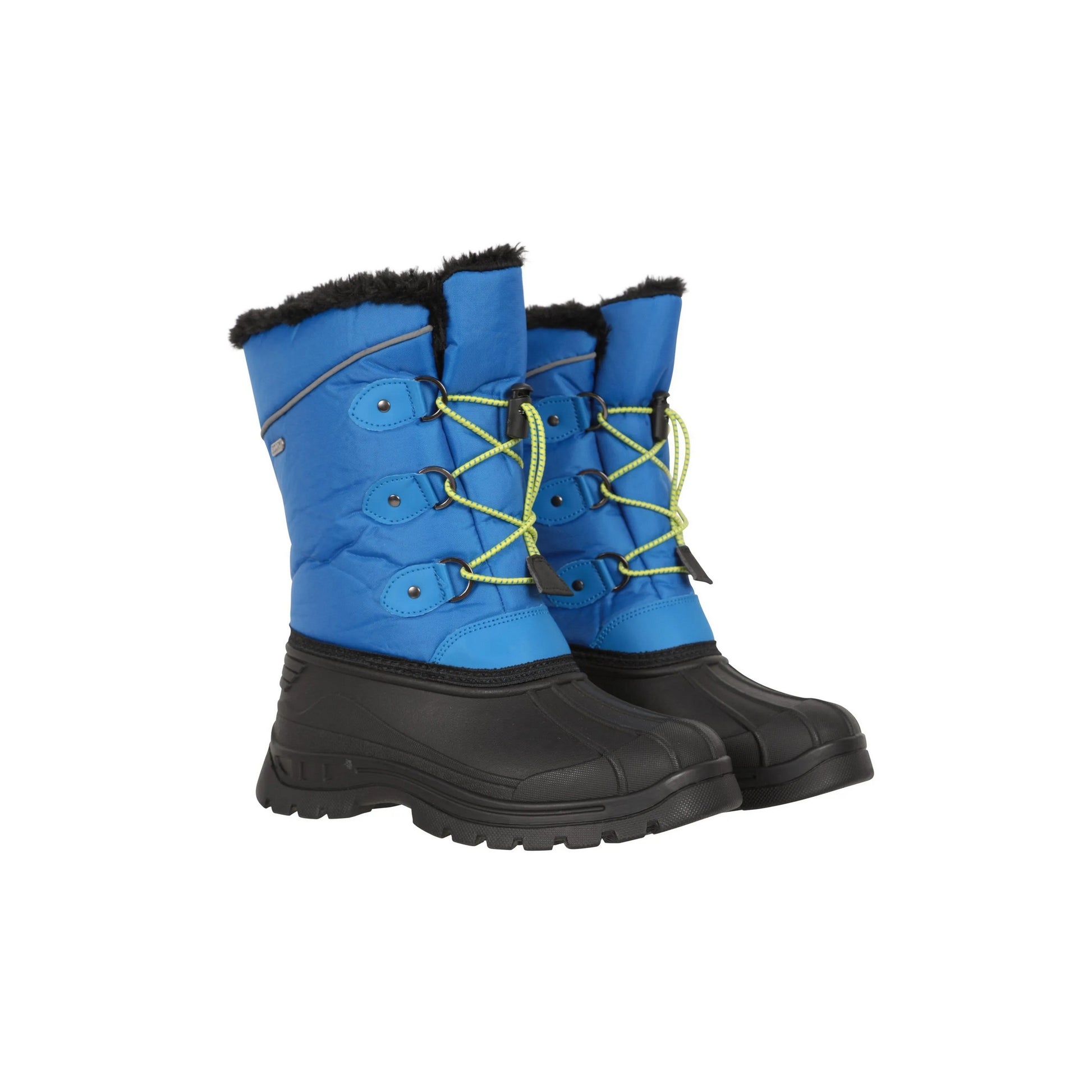 Bright Blue - Front - Mountain Warehouse Childrens-Kids Whistler Adaptive Snow Boots
