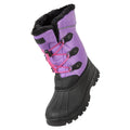Dark Purple - Front - Mountain Warehouse Childrens-Kids Whistler Adaptive Snow Boots