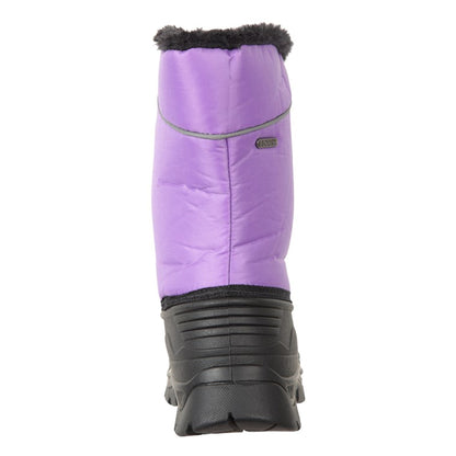 Dark Purple - Back - Mountain Warehouse Childrens-Kids Whistler Adaptive Snow Boots