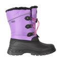 Dark Purple - Lifestyle - Mountain Warehouse Childrens-Kids Whistler Adaptive Snow Boots