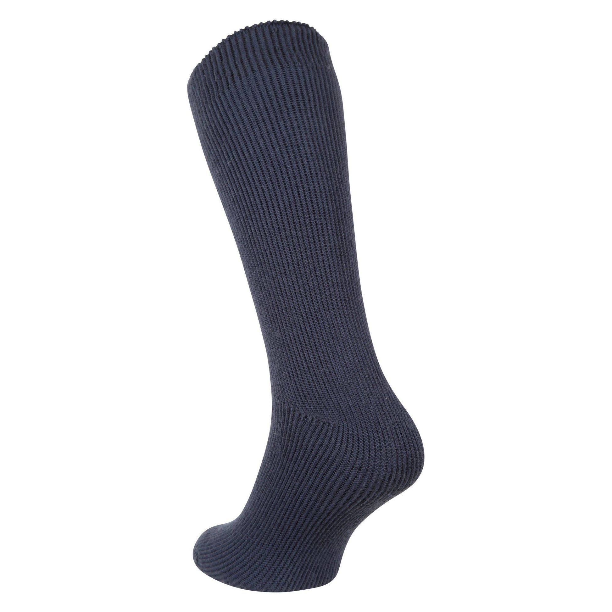 Navy - Back - Mountain Warehouse Mens Ribbed Thermal Socks
