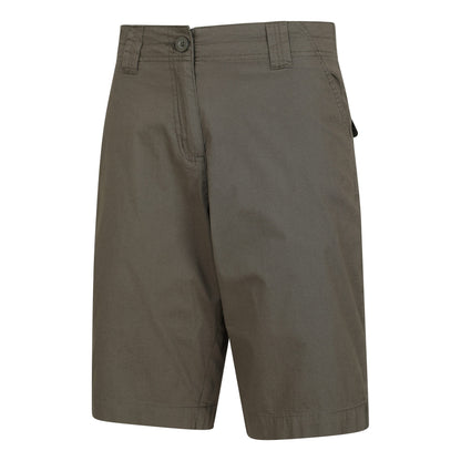 Light Khaki - Side - Mountain Warehouse Womens-Ladies Coast Stretch Shorts