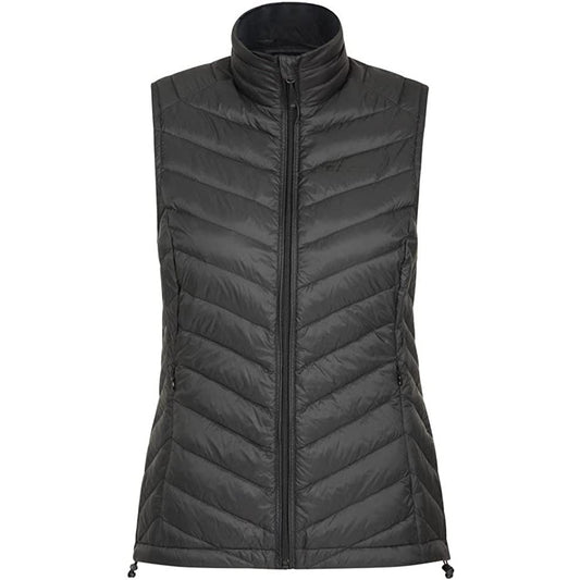 Black - Front - Mountain Warehouse Womens-Ladies Featherweight Gilet