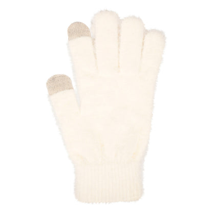 Cream - Front - Mountain Warehouse Womens-Ladies Touch Screen Soft Gloves