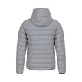 Silver - Back - Mountain Warehouse Mens Reflective Padded Jacket