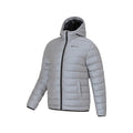 Silver - Lifestyle - Mountain Warehouse Mens Reflective Padded Jacket
