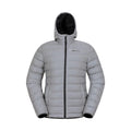 Silver - Front - Mountain Warehouse Mens Reflective Padded Jacket