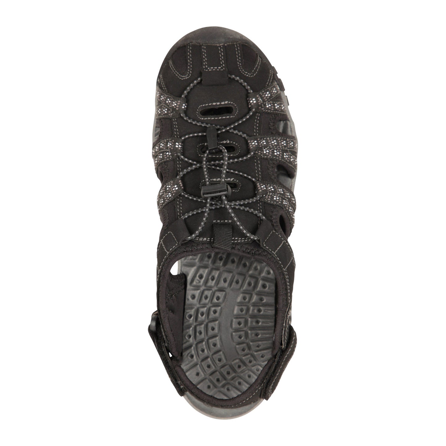 Jet Black - Pack Shot - Mountain Warehouse Womens-Ladies Trek Sandals