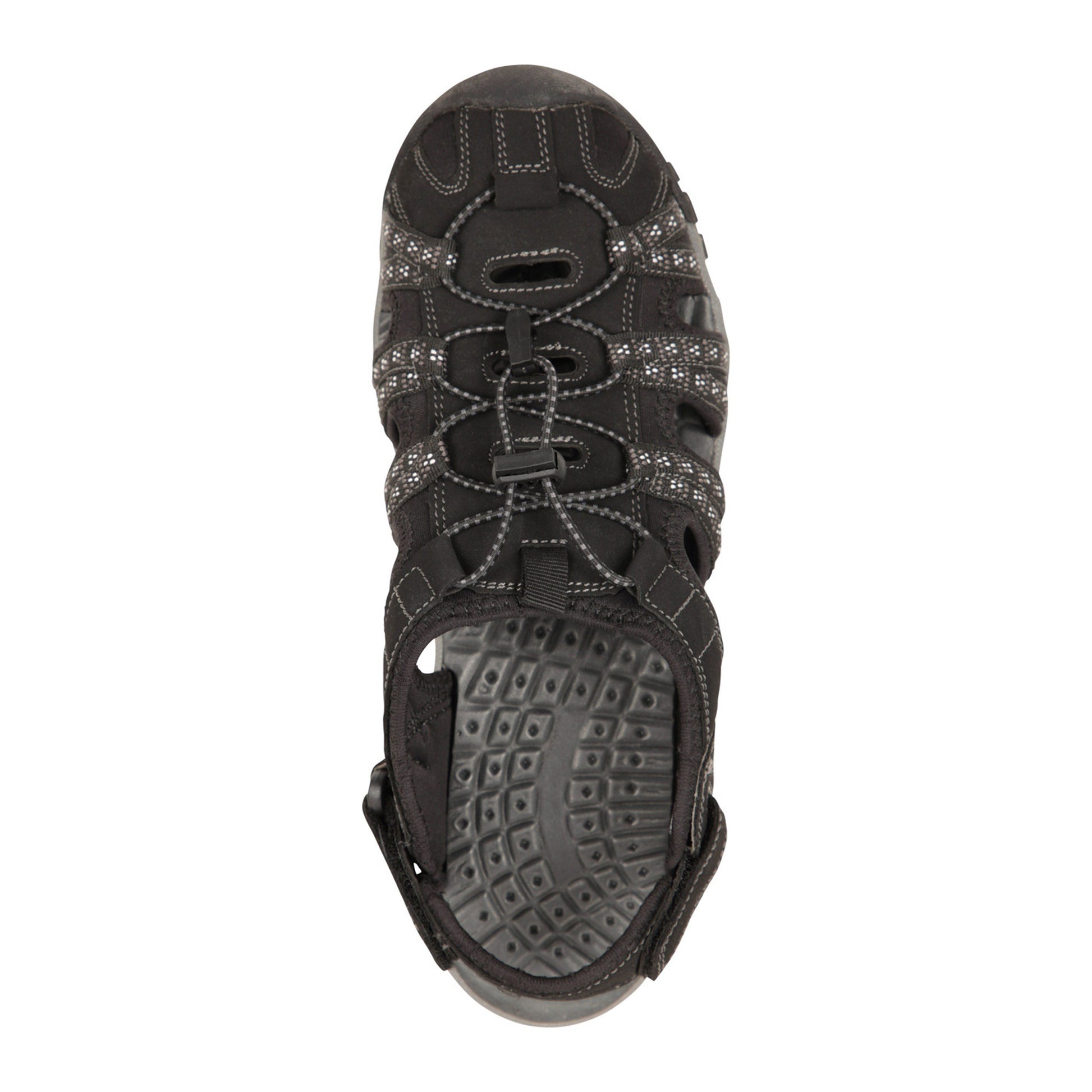 Jet Black - Pack Shot - Mountain Warehouse Womens-Ladies Trek Sandals